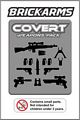 BrickArms - Covert Black Weapons Pack