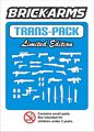 BrickArms - Trans Blue Weapons Pack[34PCS]