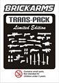 BrickArms - Trans Clear Weapons Pack[34PCS]