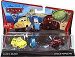 Cars 2 Movie - 3-Pack - Luigi, Guido, Uncle Topolino