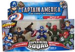 Super Hero Squad - Battle At Red Skull Lab - Captain America, Red Skull, Marvel Bucky